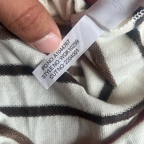 NEW Market & Spruce Shirt Milania French Terry Curved Hem Hoodie Size XS - Picture 6 of 16